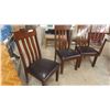 Image 9 : Dining Room Table 30'' x 54'' x 30'' , 14'' Leaf & 6 Chairs 
