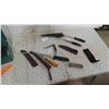 Image 1 : 6 Knives : Butcher Knife , Hunting  Knife , Fillet Knife , Multi Utility Tool & Fishing 
