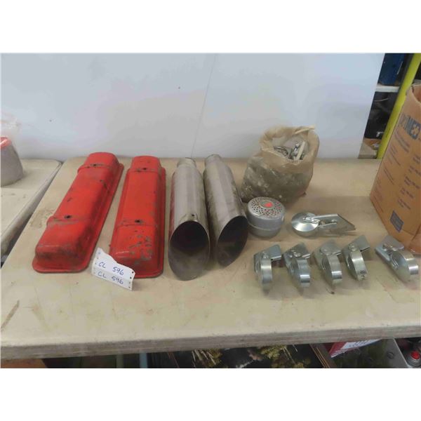 Valve Covers, Muffler Tips, Clamps, Exhaust Rain Cup & more