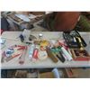 Image 1 : Paint Supplies: Caulking, Rollers, Paint Tarp, Sanders, Scraper, Caulking 
