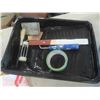 Image 2 : Paint Supplies: Caulking, Rollers, Paint Tarp, Sanders, Scraper, Caulking 