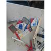 Image 9 : Paint Supplies: Caulking, Rollers, Paint Tarp, Sanders, Scraper, Caulking 
