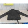 Image 2 : Leather Motorcycle Jacket Lined Size Large