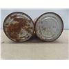 Image 3 : Shaler S-200 Motor Oil Cans(2) w/ Product + Royal Lite Gas Line