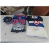 Image 1 : Winnipeg Jets T-Shirts Size M,Lg, 2 XL, Jets Ball Cap, Jacket Size
