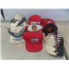 Image 1 : (8) Ball Caps: 1997 Red River Flood Sandbag, Chicago Bulls,