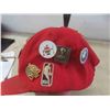 Image 5 : (8) Ball Caps: 1997 Red River Flood Sandbag, Chicago Bulls,