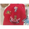 Image 6 : (8) Ball Caps: 1997 Red River Flood Sandbag, Chicago Bulls,