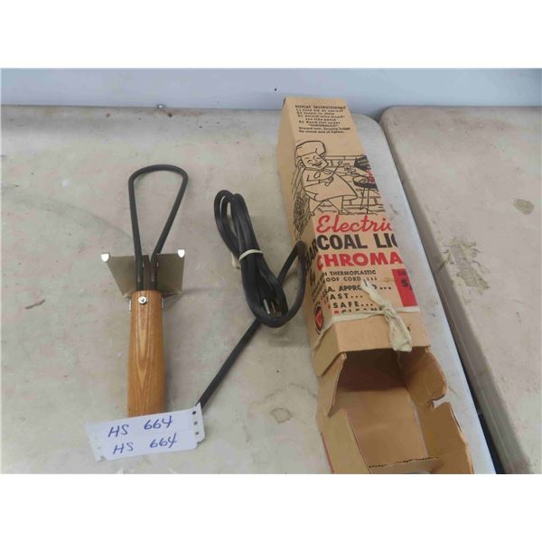 Vintage Charcoal Lighter w/ Original Box