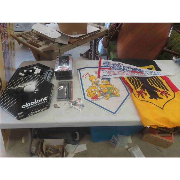 New Lantern + Flashlight, Toronto Blue Jay & Simpsons Pendant, 