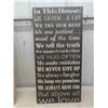 Image 3 : 5 Wall Slogan Pictures Largest 11 1/2 " x 23 1/2"       