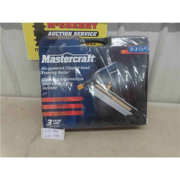 New Mastercraft Air Powered Clipped Head Framing Nailer