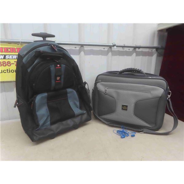 Tfargus backpack w/ Pullbar & rolls & The Sharper Image