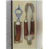 Image 2 : (2) Bar Sets: Inc. Ice tongs + Opener & Corkscrew , Pourer Cap & More in Cases.