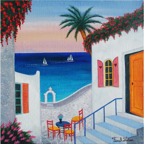 Plaza Sifnos by Fanch Ledan Original