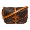 Image 1 : Louis Vuitton Brown Monogram Canvas Saumur 30cm Shoulder Bag