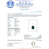 Image 4 : 11.37 ctw Emerald and 0.83 ctw Diamond 18K White Gold Pendant