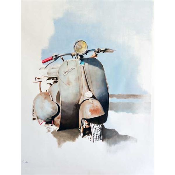 YAHAV **VESPA ** SIGNED ORIGINAL