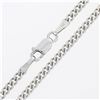 Image 6 : NEW Unisex Solid 14k White Gold 2.3mm Miami Cuban Curb Link 20" Chain Necklace