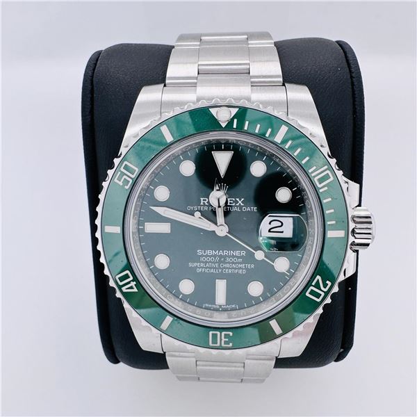 Rolex Submariner Green Ceramic  Hulk  Wristwatch