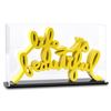 Image 2 : Life is Beautiful (Yellow) by Mr Brainwash