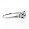 Image 5 : Art Deco Platinum 0.50 ctw Old European Diamond Engagement Ring