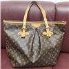 Image 1 : Louis Vuitton Palermo Shoulder Bag GM Brown Canvas