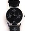 Image 4 : Gucci Timeless Bee Star Hologram Quartz Watch Stainless Steel & Leather 38 Black