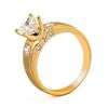 Image 2 : 1.00 ctw Very Light Yellow CENTER Diamond 18K Yellow Gold Ring (1.29 ctw Diamond