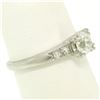 Image 7 : Antique Art Deco .900 Platinum 0.51 ctw Old European Cut Diamond Engagement Ring