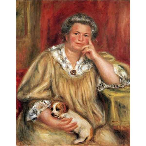 Renoir - Portrait Of Madame Renoir With Bob