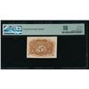 Image 2 : 5 Cent Second Issue Fractional PMG 65EPQ