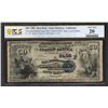 Image 1 : 1882 $50 Santa Barbara CA National PCGS 20