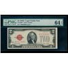 Image 1 : 1928G $2 STAR Legal Tender Note PMG 64EPQ