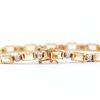 Image 2 : Plated 18KT Yellow Gold 8.54cts Citrine and Diamond Bracelet