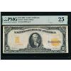 Image 1 : 1907 $10 Gold Certificate PMG 25