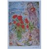 Image 1 : Red Bouquet with Lovers Lithograph