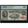 Image 1 : 1917 $2 Legal Tender Note PMG 25