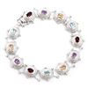 Image 1 : Plated Rhodium 5.75cts Multistone Bracelet