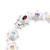 Image 2 : Plated Rhodium 5.75cts Multistone Bracelet