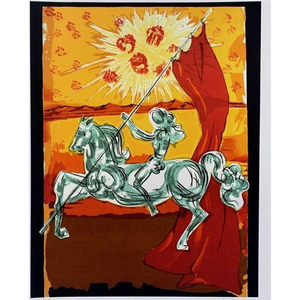 Dali Wilfred Of Ivanhoe Facsimile Signed Limited Edition Giclee