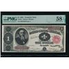 Image 1 : 1891 $1 Treasury Note PMG 58EPQ