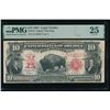 Image 1 : 1901 $10 Bison Legal Tender Note PMG 25