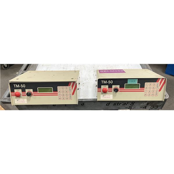 Lot of (2) V-TEK #TM-50 Controllers