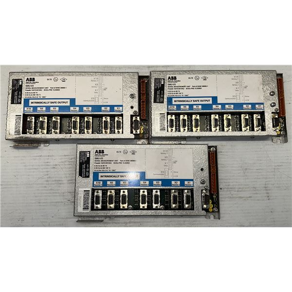 Lot of (3) ABB #SMU-03 Serial Measurement Units