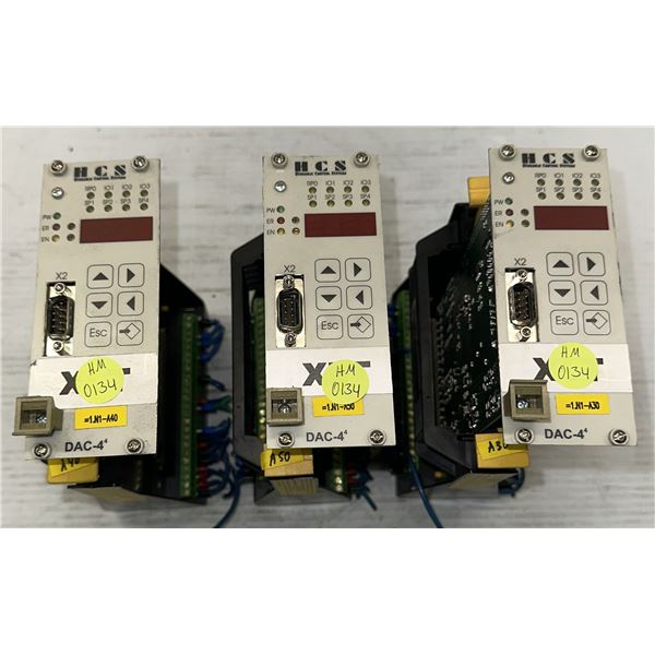 (3) HCS #DAC-44-01-270-XLT Slot Cards