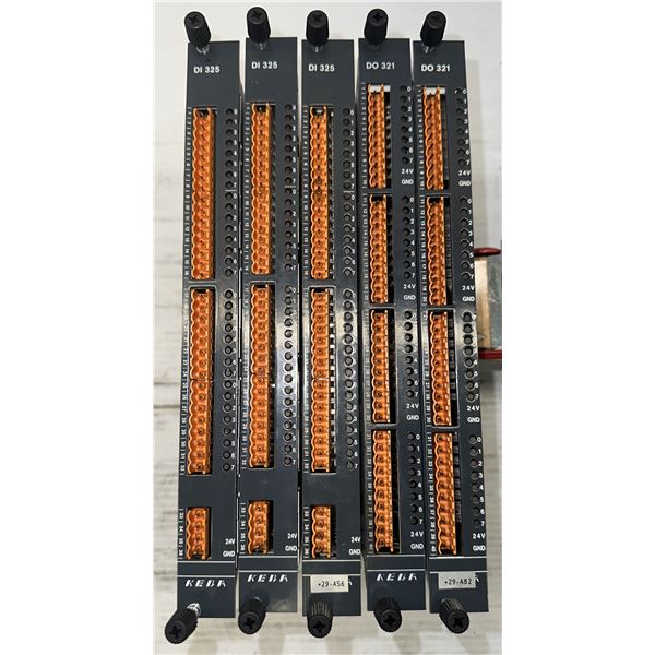 Lot of (5) Keba Input & Output Modules Cards