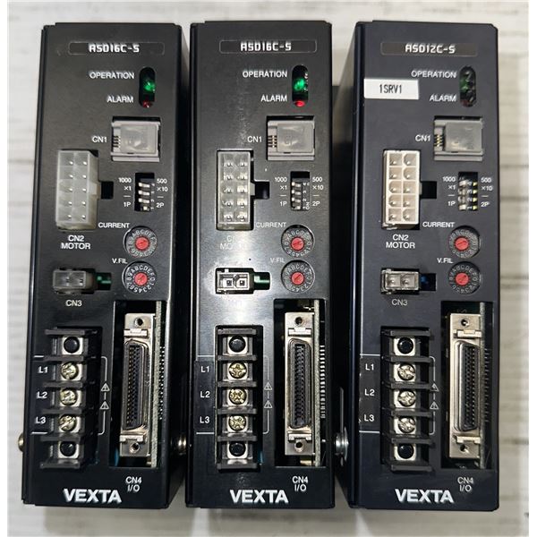 (3) Oriental Motors #ASD12C-S / #ASD16C-S Stepping Motor Drives