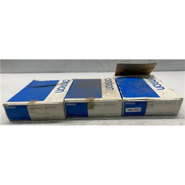 Lot of (3) Omron #3G8B2-MA010 Boards