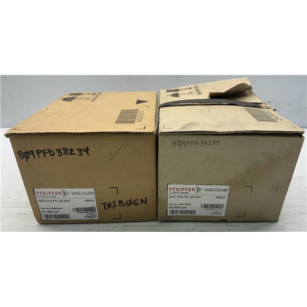 (2) Pfeiffer Vacuum PF D38 234 Type DVC 016 PX